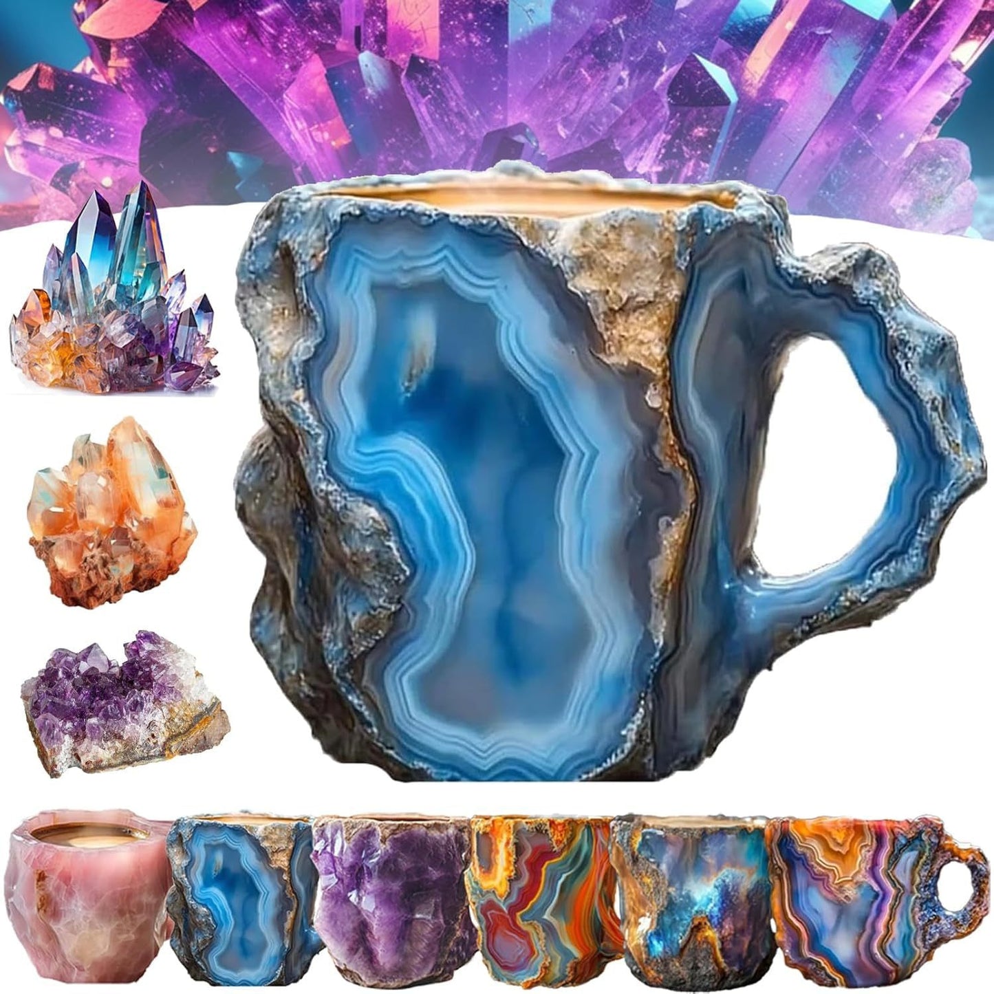 400ml Resin Crystal Coffee Mug