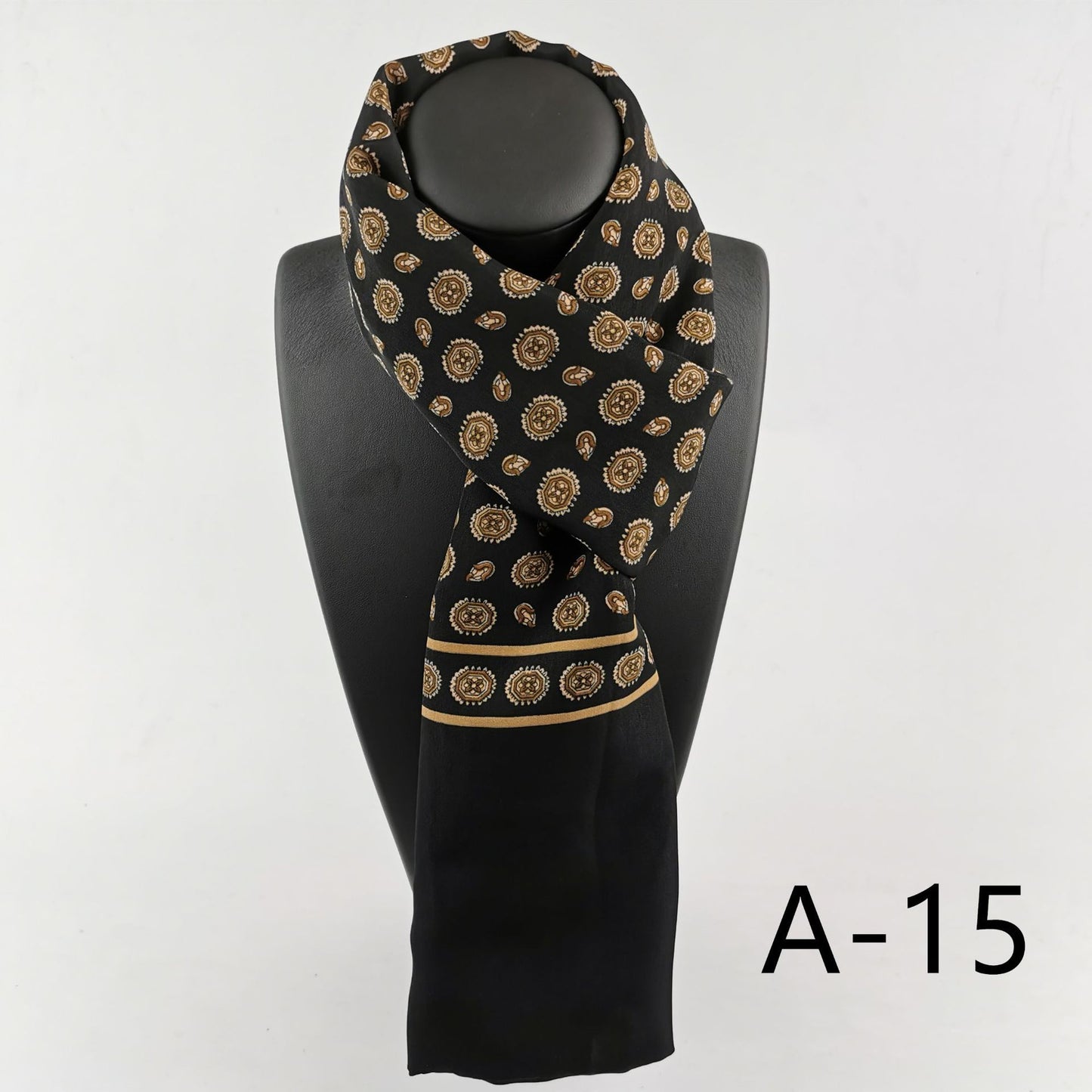 Men's Double Layer Cashmere Washed Warm Scarf
