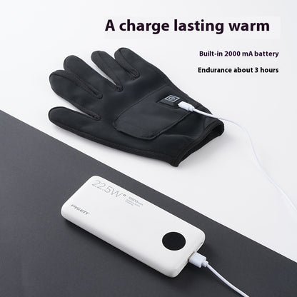 USB Charging Heating Gloves Cold-proof