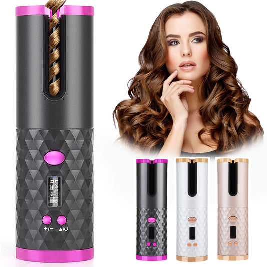 Portable Rechargeable Auto Hair Curler