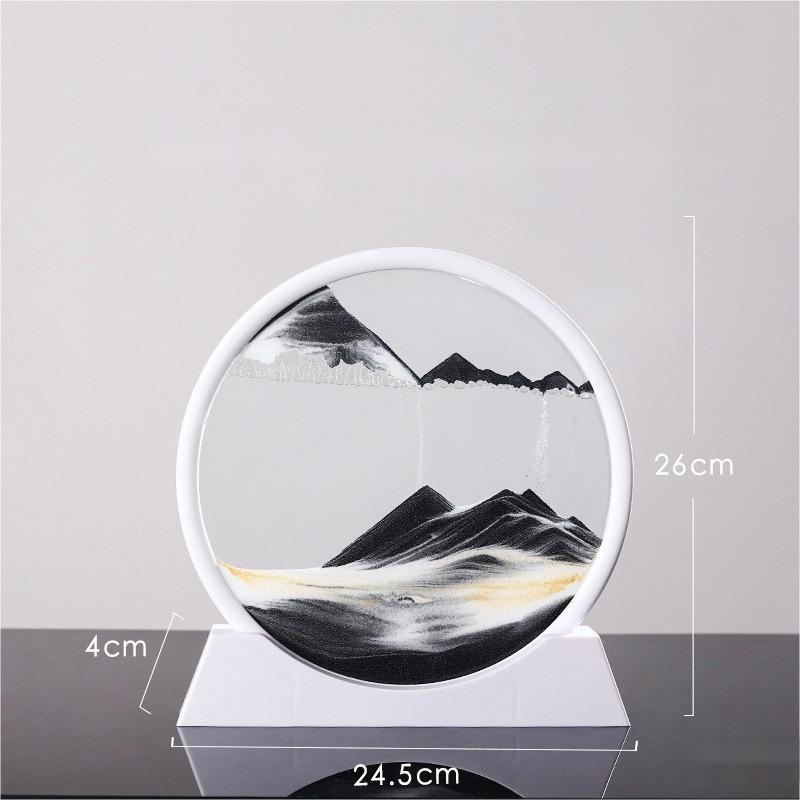 Quicksand Painting Hourglass Glass Decoration Crafts