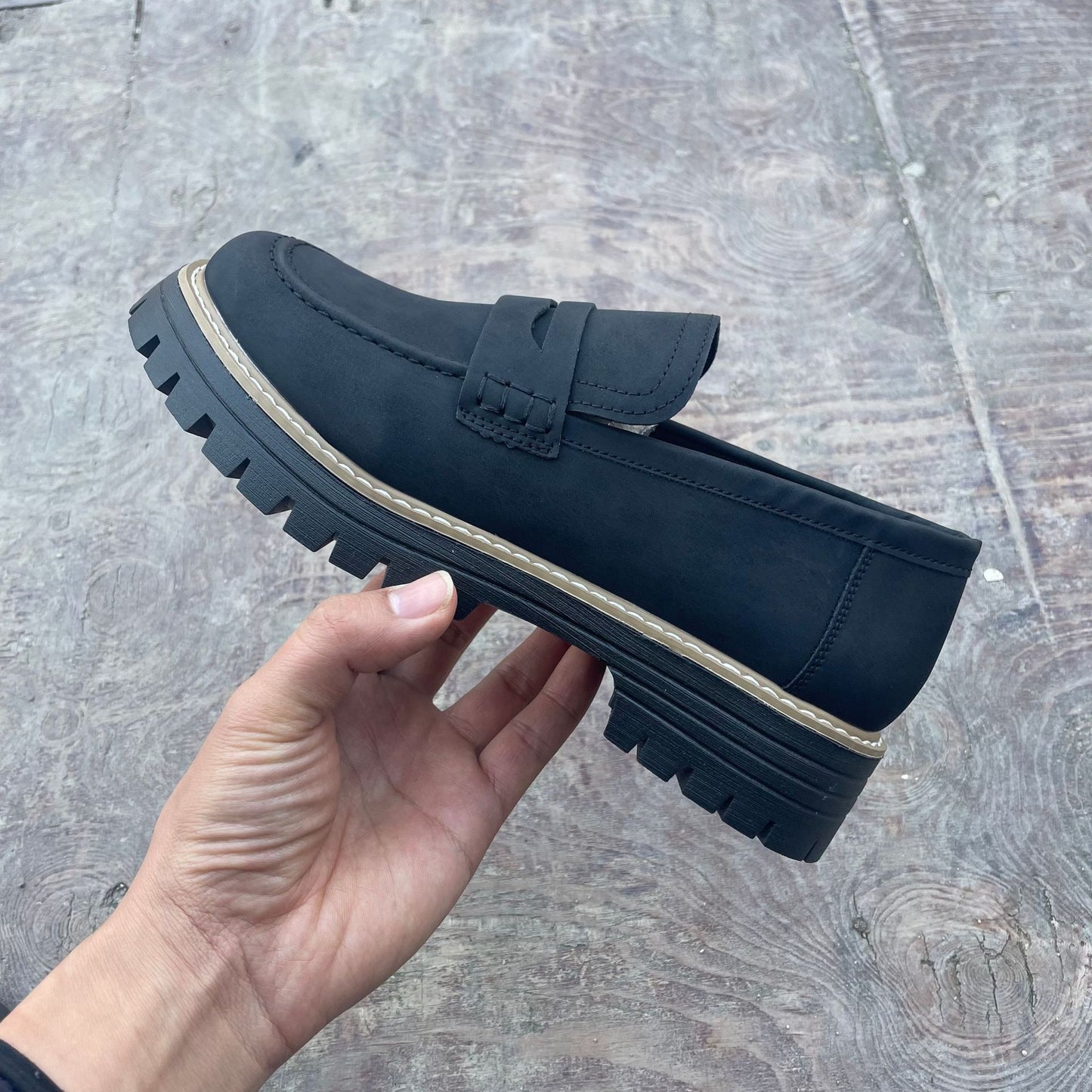 Leather Plus Size Casual Women's Shoes