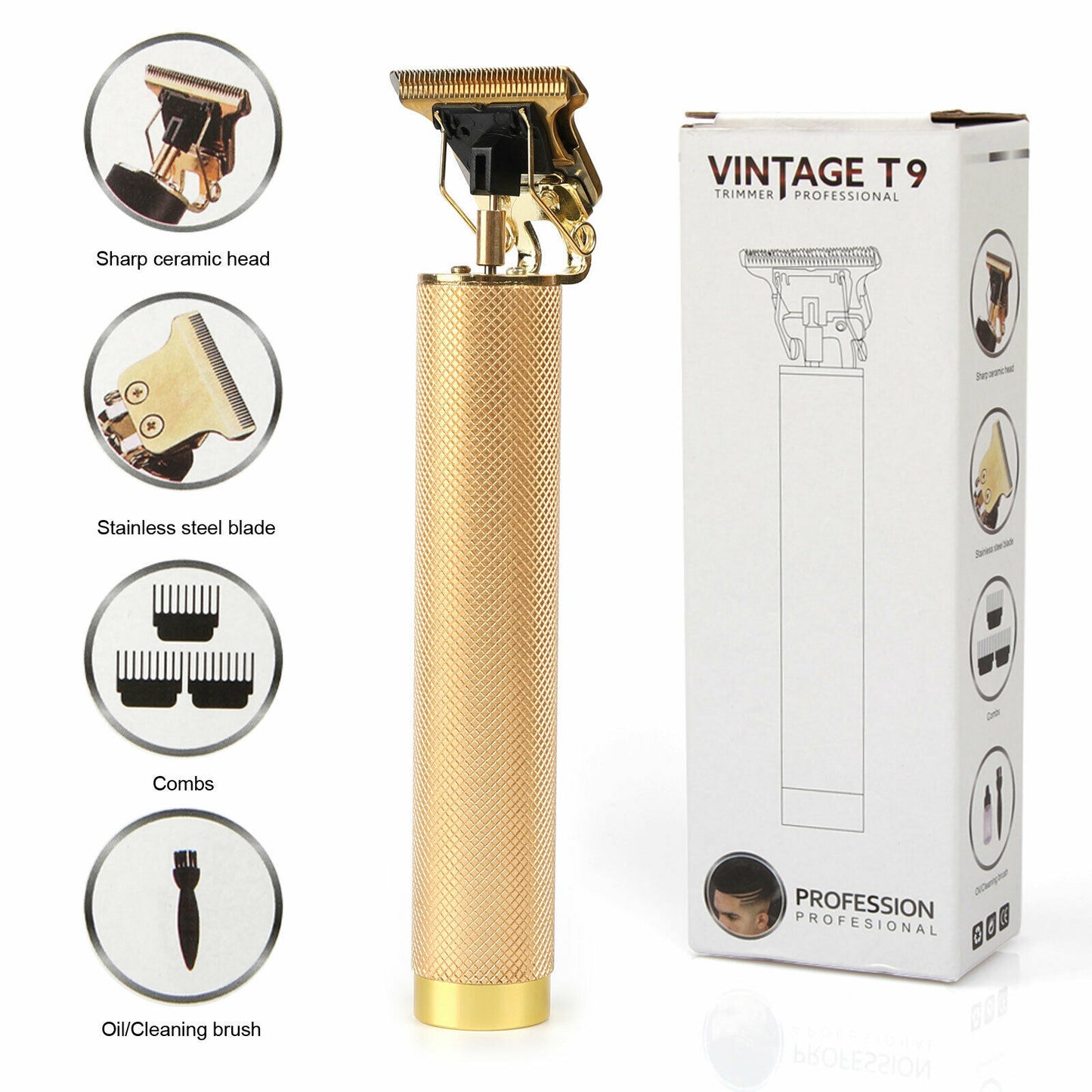 Rechargeable Electric Hair Clippers