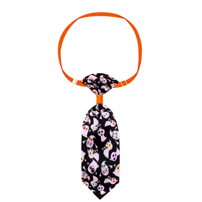 The New Wonderland Pet Halloween Series Of Halloween Skull And Necktie