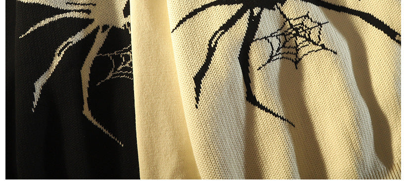 American High Street Vintage Spider Knitted Sweater