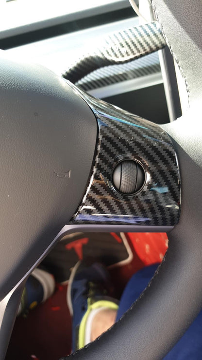 Tesla Model 3 Steering Wheel Decoration 3 Pcs Set