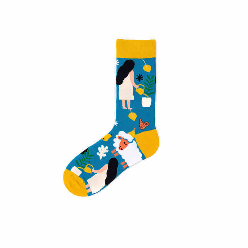 Pure Cotton Street Hip-hop Sports Long Socks