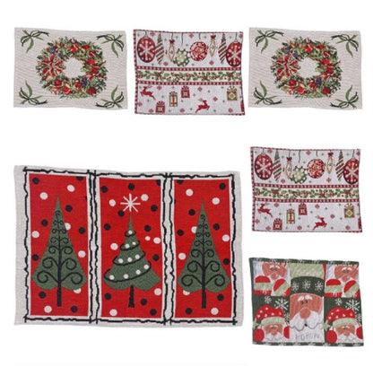Christmas Knitted Cloth Placemats