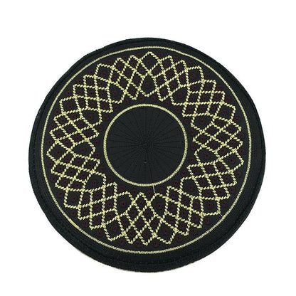 Muslim Cotton Embroidery Islamic Men Prayer Caps