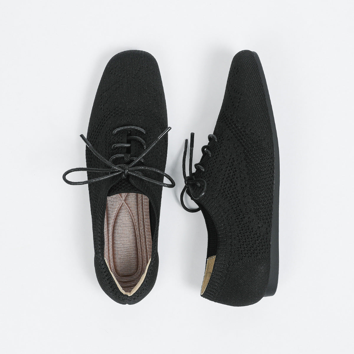Deep Mouth Brogue Lace-up Leisure Shoes