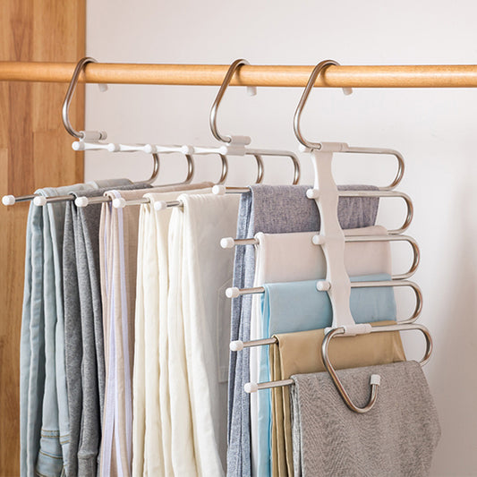 5 In 1 Multi-functional Stainless Steel Clothes Hangers
