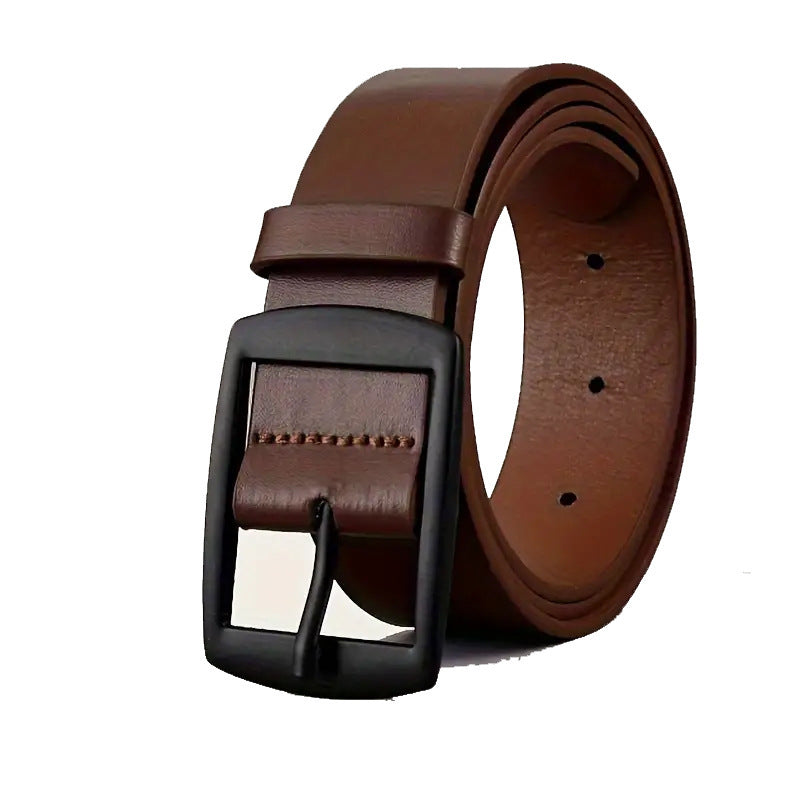 All-matching Pin Buckle Microfiber Belt