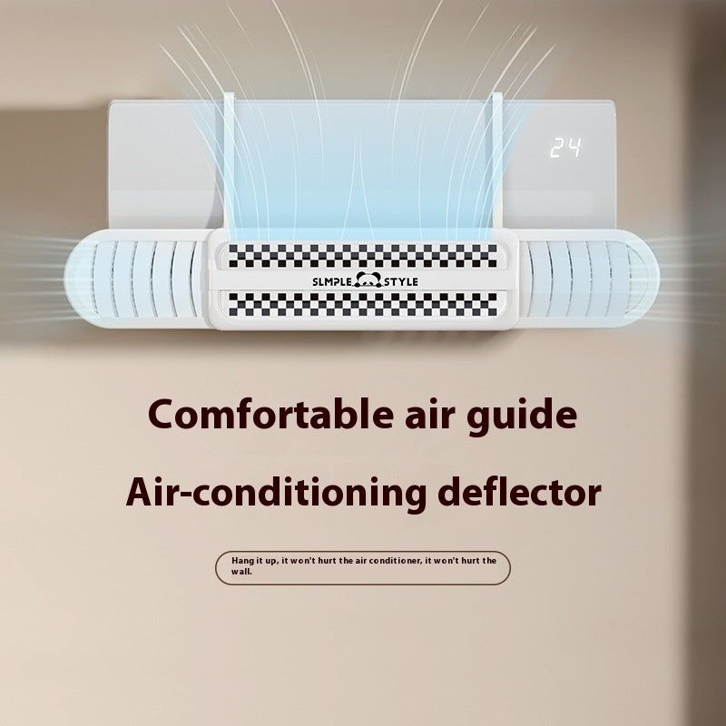 AC Wind Deflector Retractable Hanging Shield