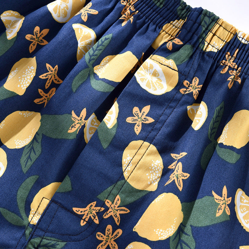 Men's Casual Arrow Print Plaid Boxer Briefs