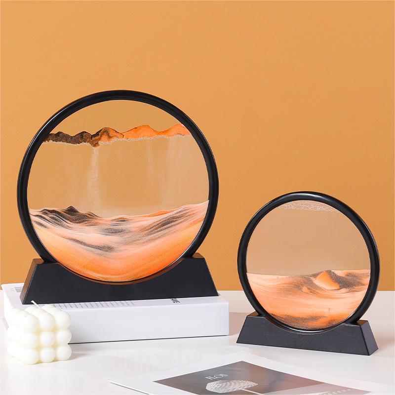 Quicksand Painting Hourglass Glass Decoration Crafts