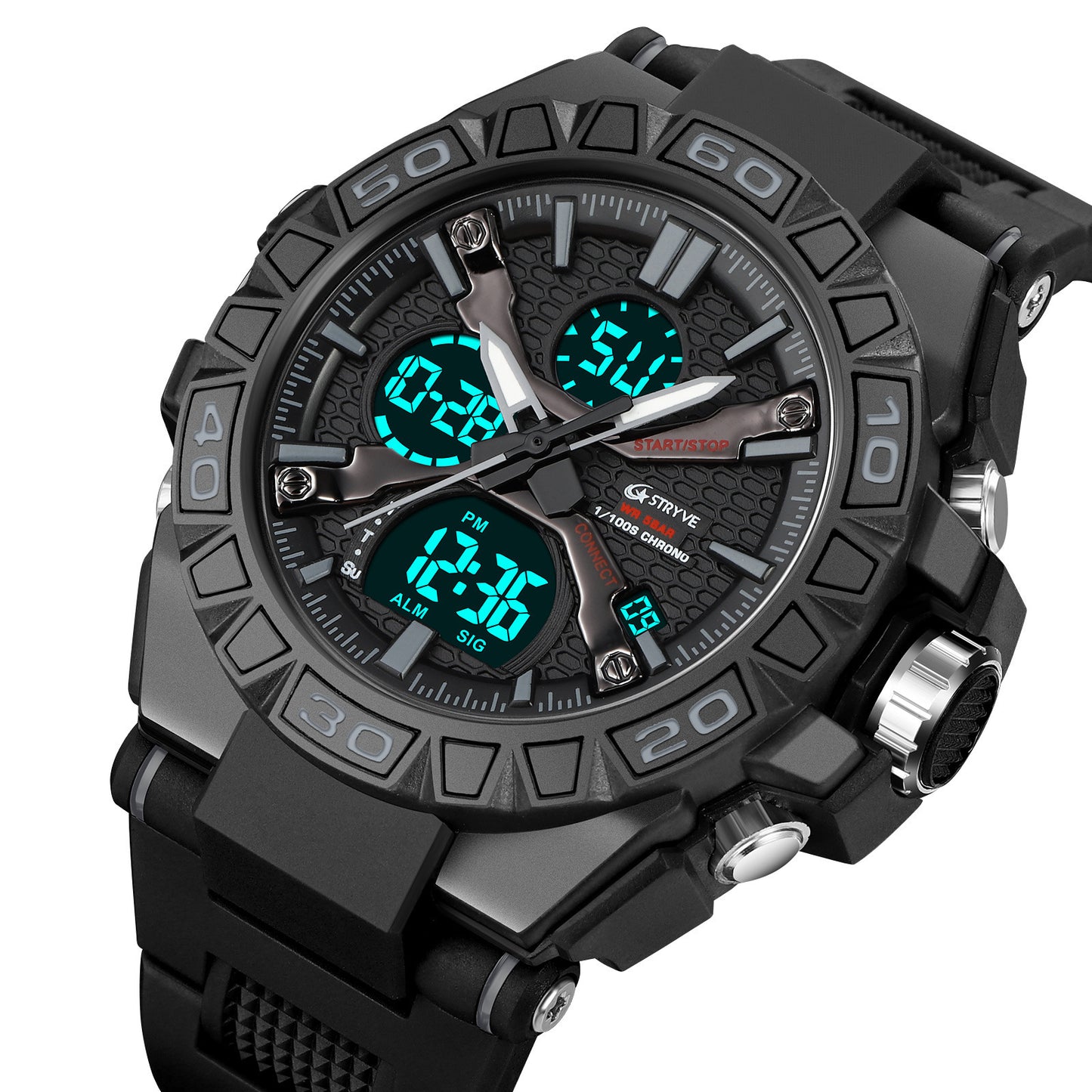 New Multifunctional Sports Student Watch