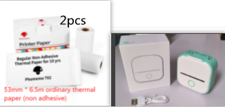 Mini Portable Thermal Label Printer - Ideal for Students and Price Tags