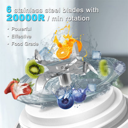 Portable Personal Blender For Shakes Smoothies