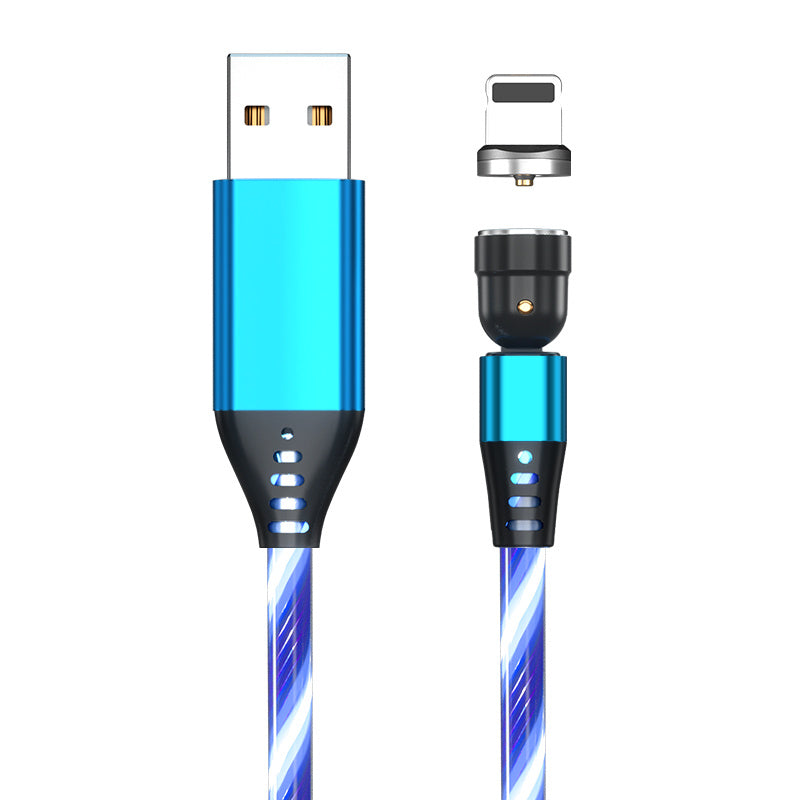 540 Rotate Magnetic 3A Charging Cable USB Type C