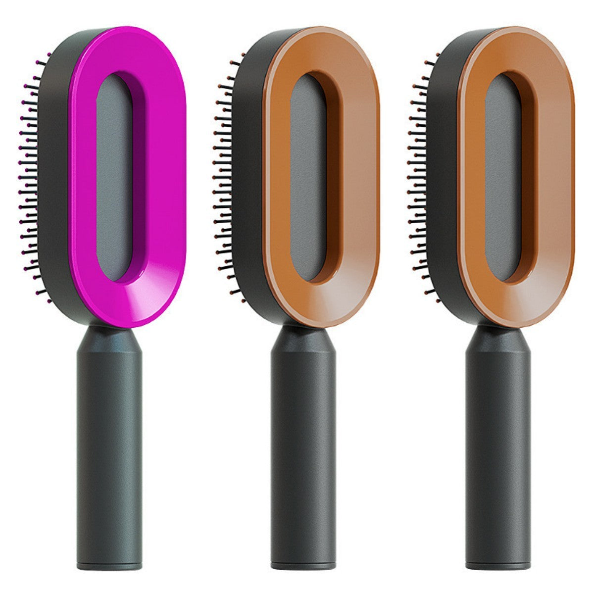 Self Cleaning Hair Brush One-key Airbag Massage