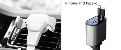 Metal Car Charger 100W USB Type C Adapter