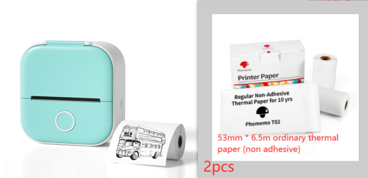 Mini Portable Thermal Label Printer - Ideal for Students and Price Tags