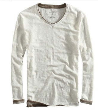 Men's Undershirt Raw Edge Distressed