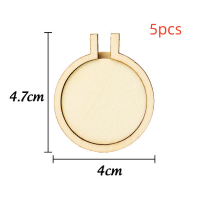 Wooden Mini Embroidery Frame Ornament