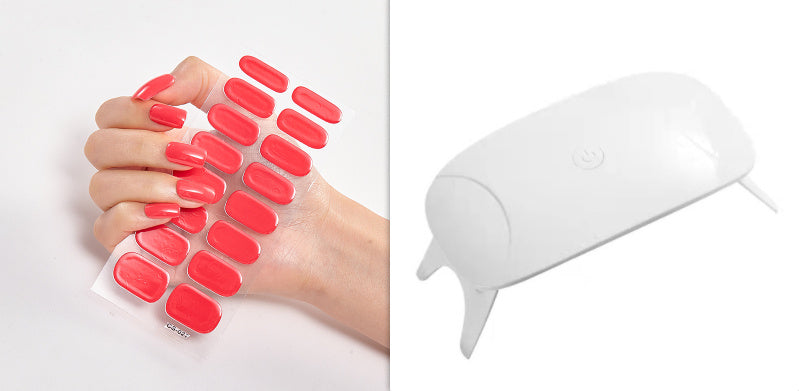 Waterproof Long Lasting Nail Stickers Letter Color