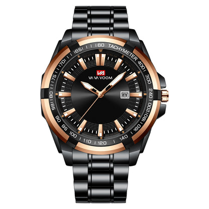 Student Business Sports Luminous Steel Belt Watch