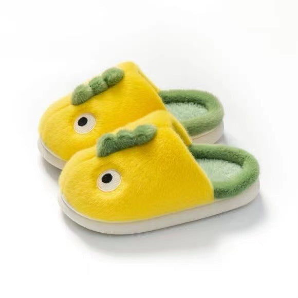 Children's Cotton Slippers Cute Dragon Home Non-slip Waterproof