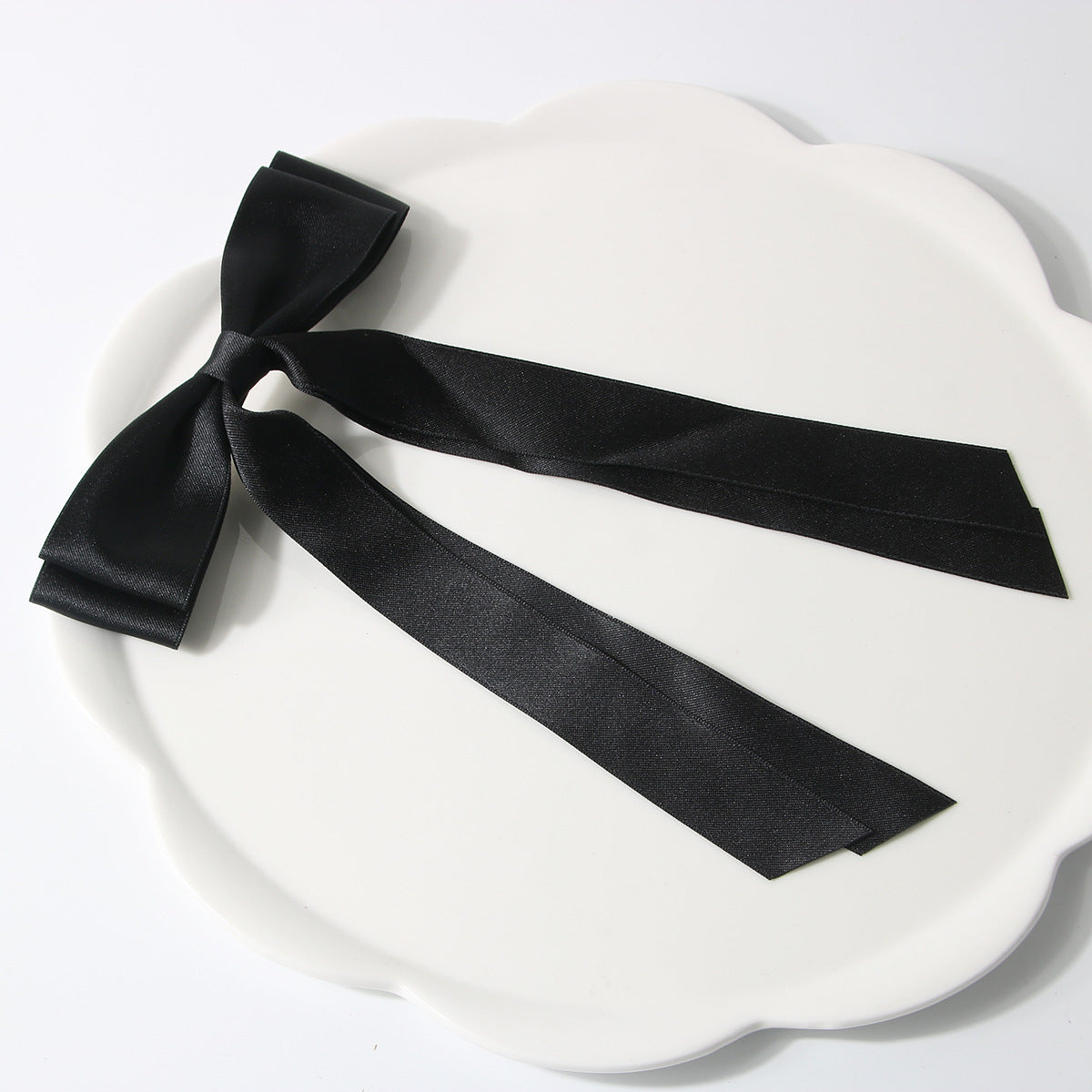 Sweet Double Ribbon Hairpin - Long Bow Clip