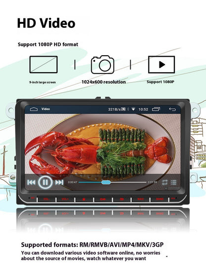 Android 9 Inch Car GPS Bluetooth Unit