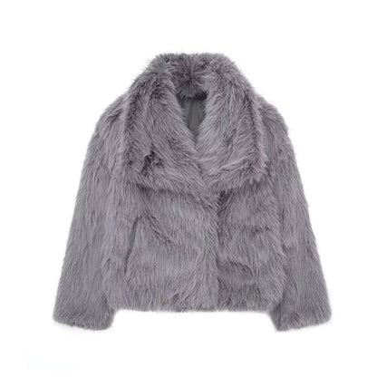 Women's Faux Fox Fur Jacket