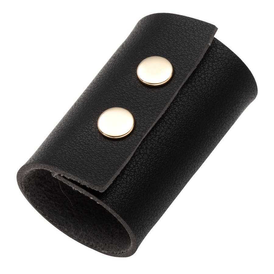 PU Leather Headband Ponytail Clip