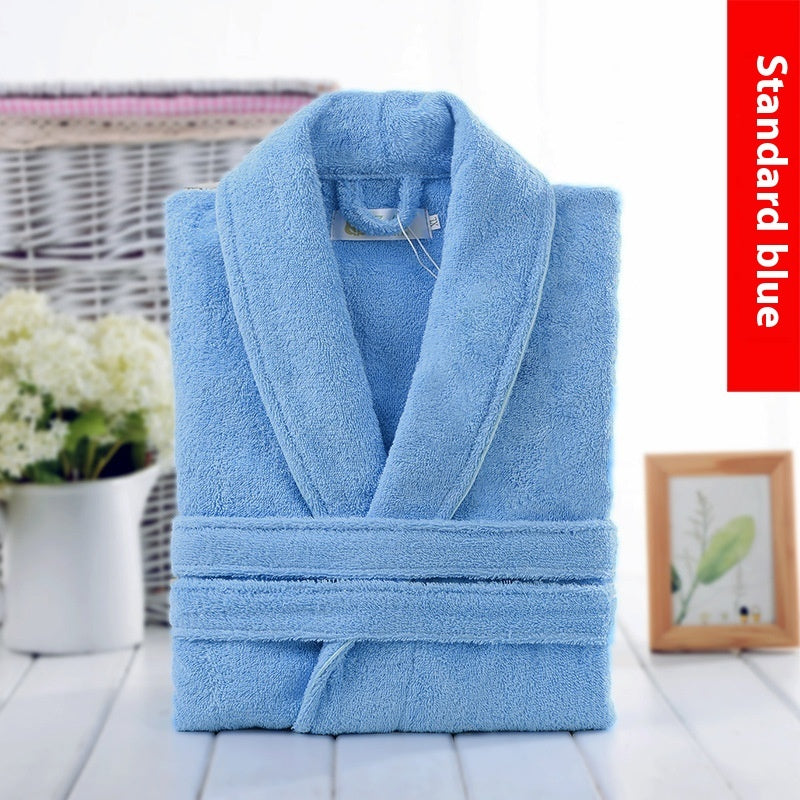 Cotton Winter Bathrobe Quick-dry Thickened