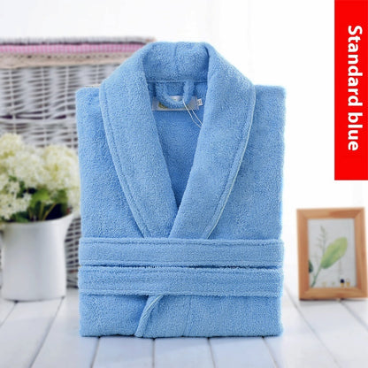 Cotton Winter Bathrobe Quick-dry Thickened