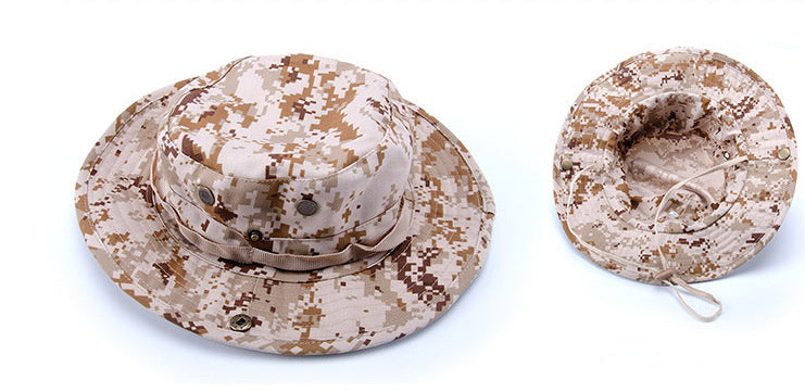 Camouflage Summer Fisherman Sunscreen Hat