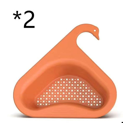 Sink Hanging Swan Drain Basket Kitchen Tool
