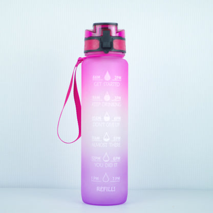 1000ml Transparent Kawaii Water Bottle with Infuser