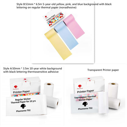 Mini Portable Thermal Label Printer - Ideal for Students and Price Tags