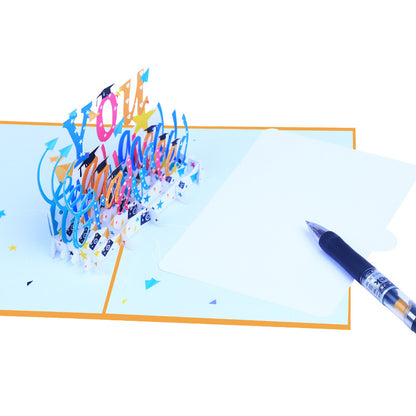 Pop-up Graduation Greeting Card