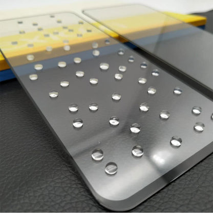 Tempered mobile phone film screen rubber printing