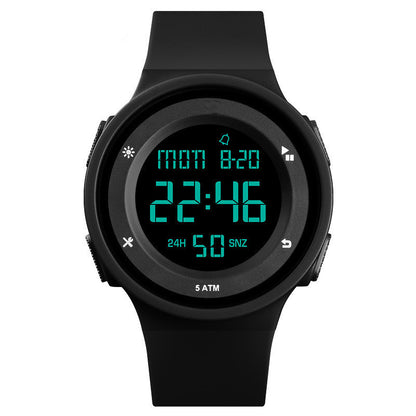 Outdoor Sports Silicone Band Couple Electronic Watch