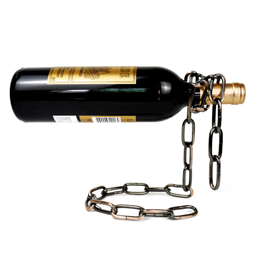 Iron Chain Wine Rack