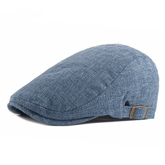 Men's British Retro Breathable Simple Light Board Hat