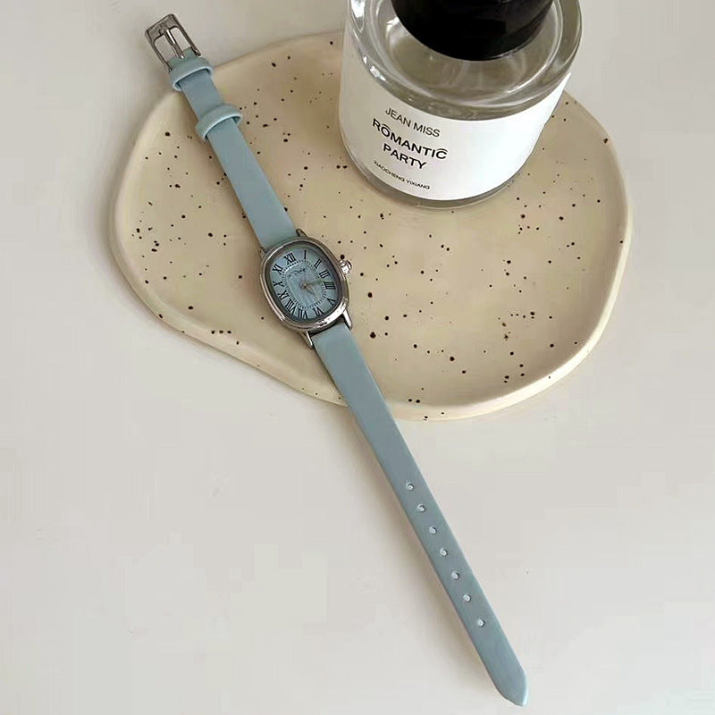 Women's Luxury Retro Roman Leather Watch