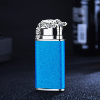 Blue Flame Double Fire Metal Lighter