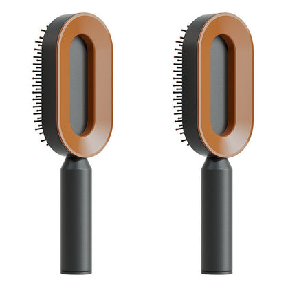 Self Cleaning Hair Brush One-key Airbag Massage