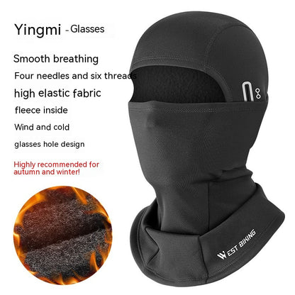 Thermal Fleece Cycling Mask with Eyehole